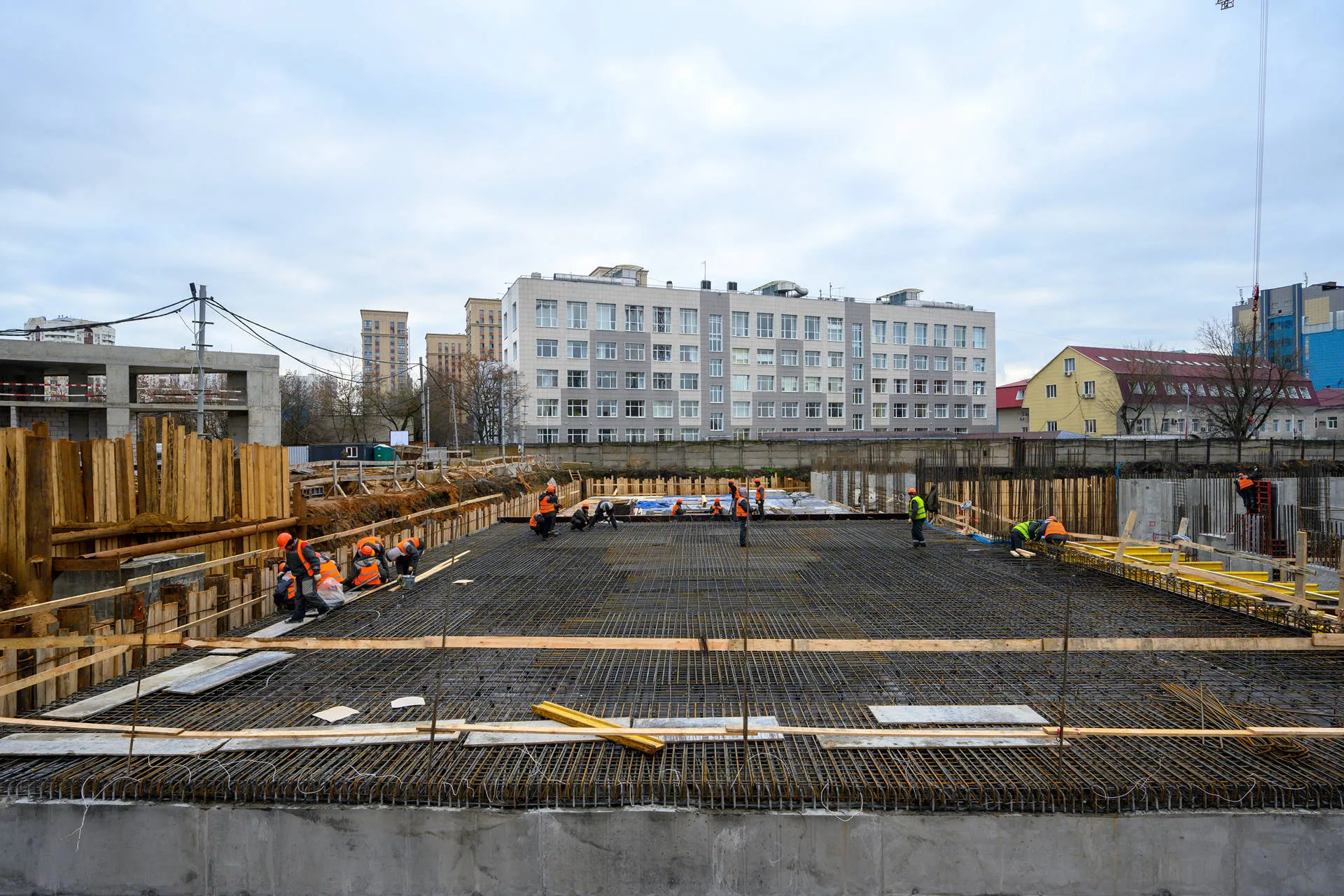 Левел Войковская ход строительства