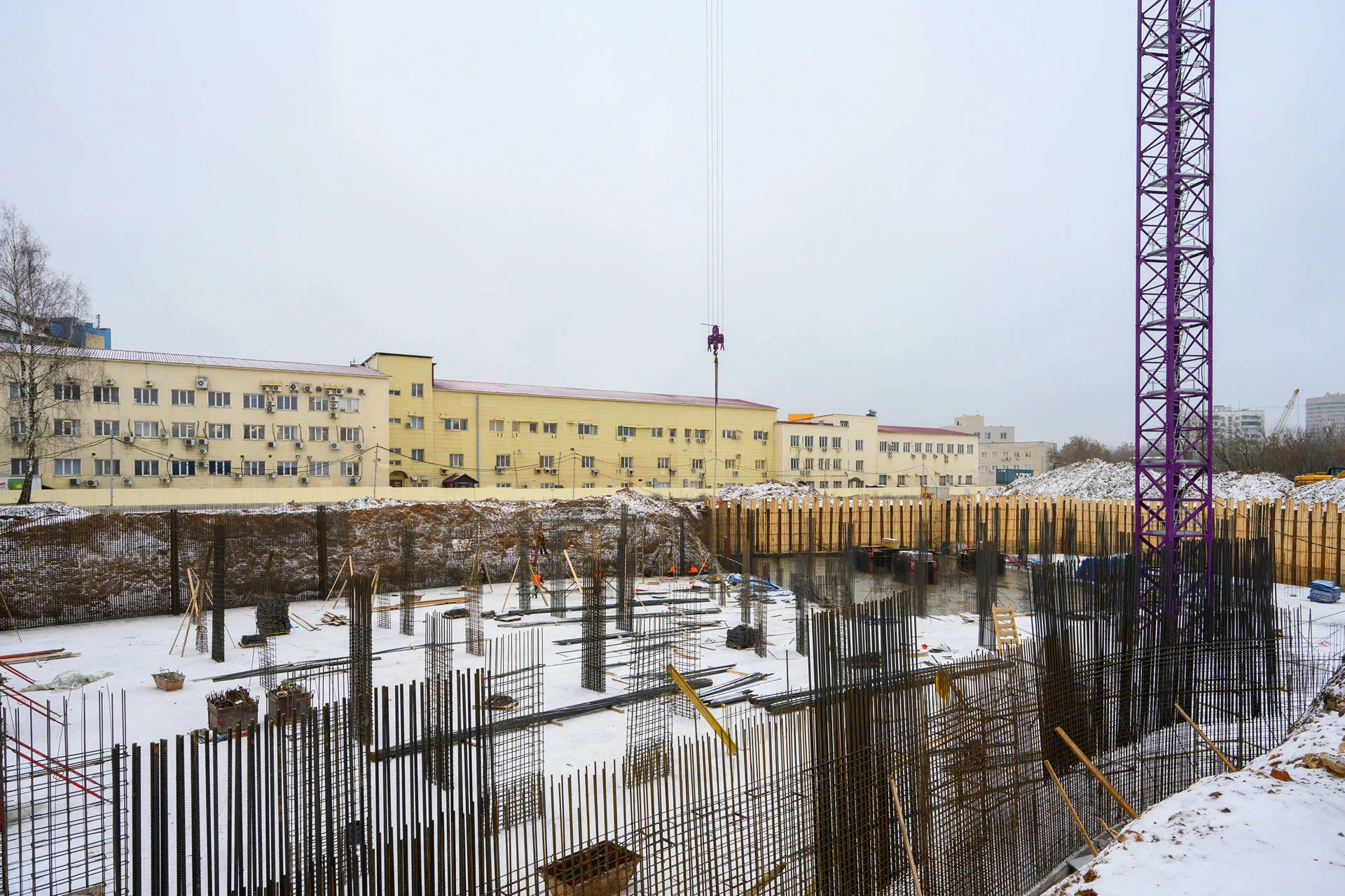 Левел Войковская ход строительства