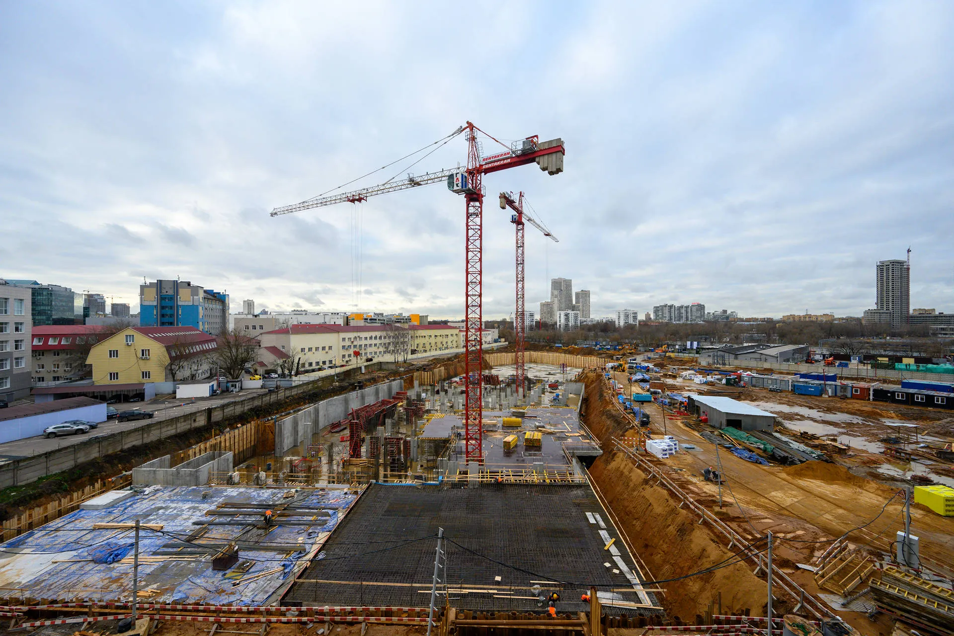 Левел Войковская ход строительства