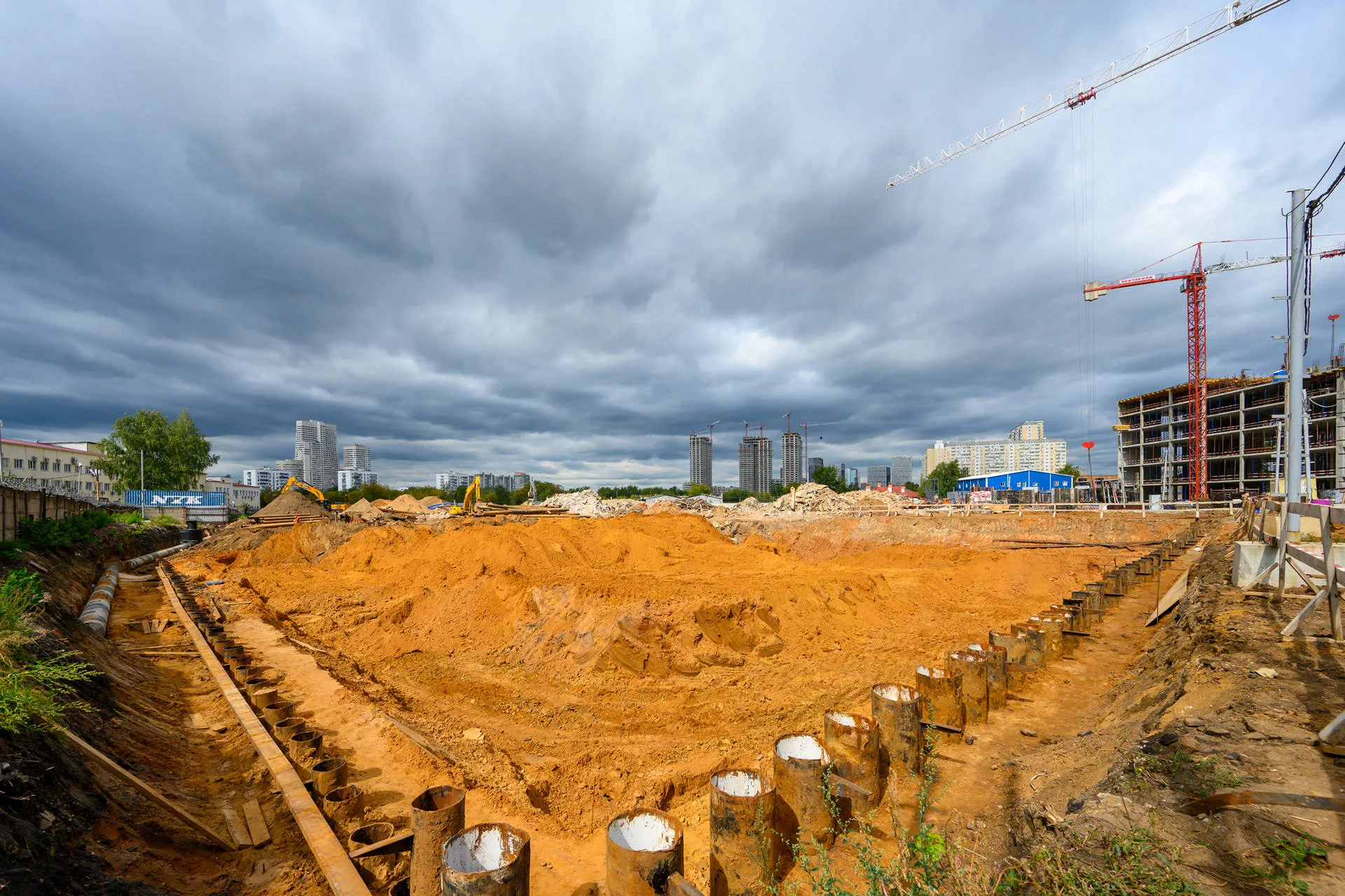 Левел Войковская ход строительства