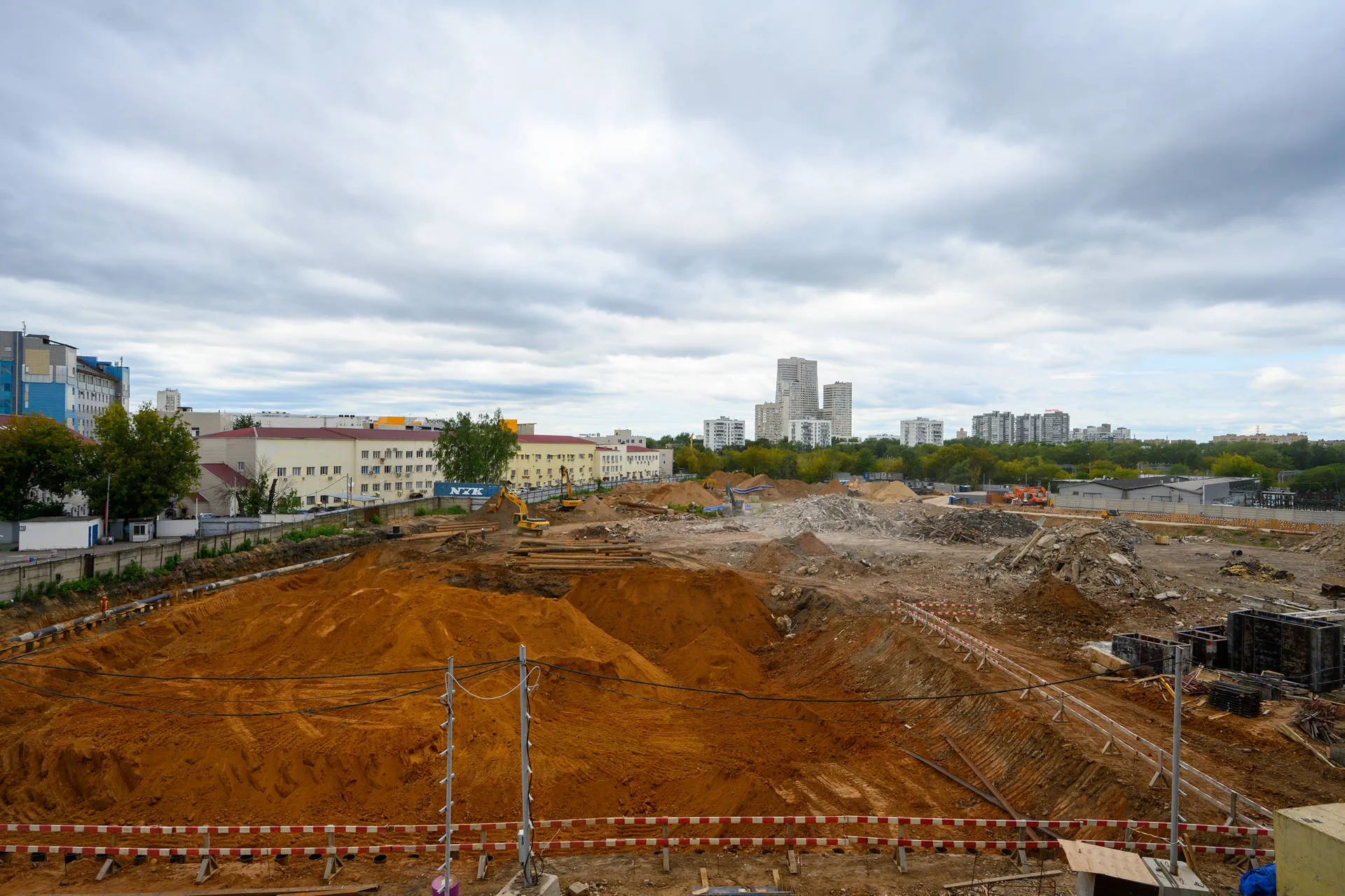 Левел Войковская ход строительства