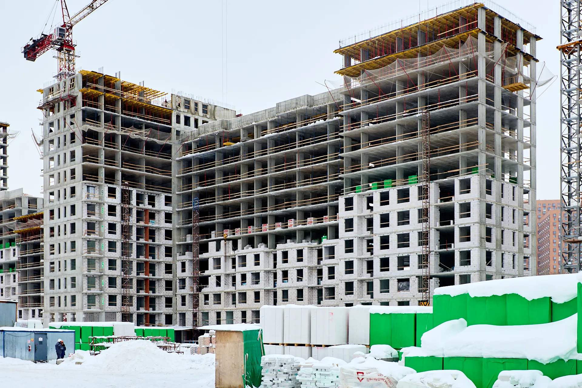 ЖК "Аквилон Beside 2.0 (Аквилон Бисайд 2.0)" ход строительства