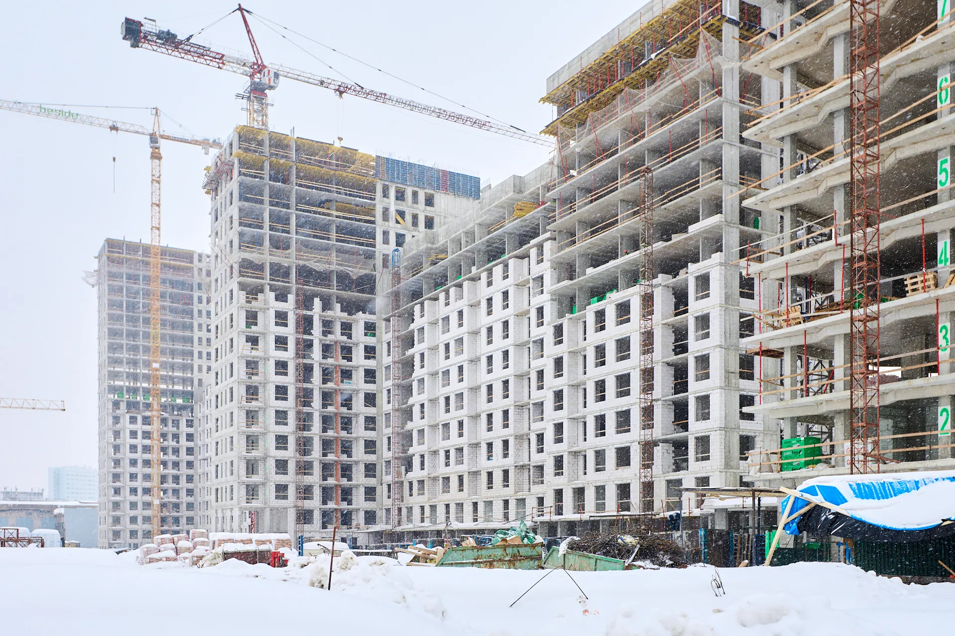 ЖК "Аквилон Beside 2.0 (Аквилон Бисайд 2.0)" ход строительства