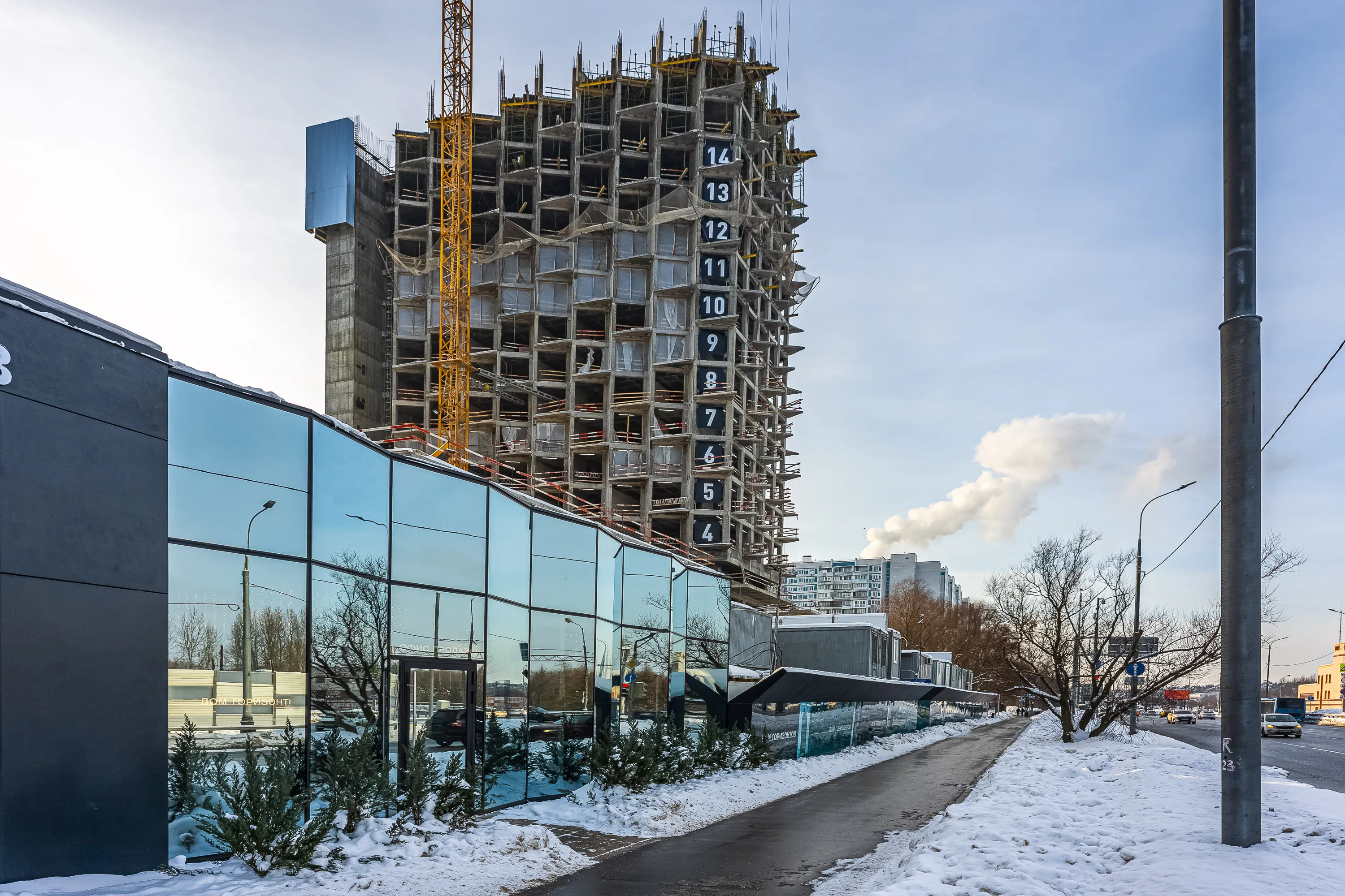 ЖК Дом Горизонтов ход строительства