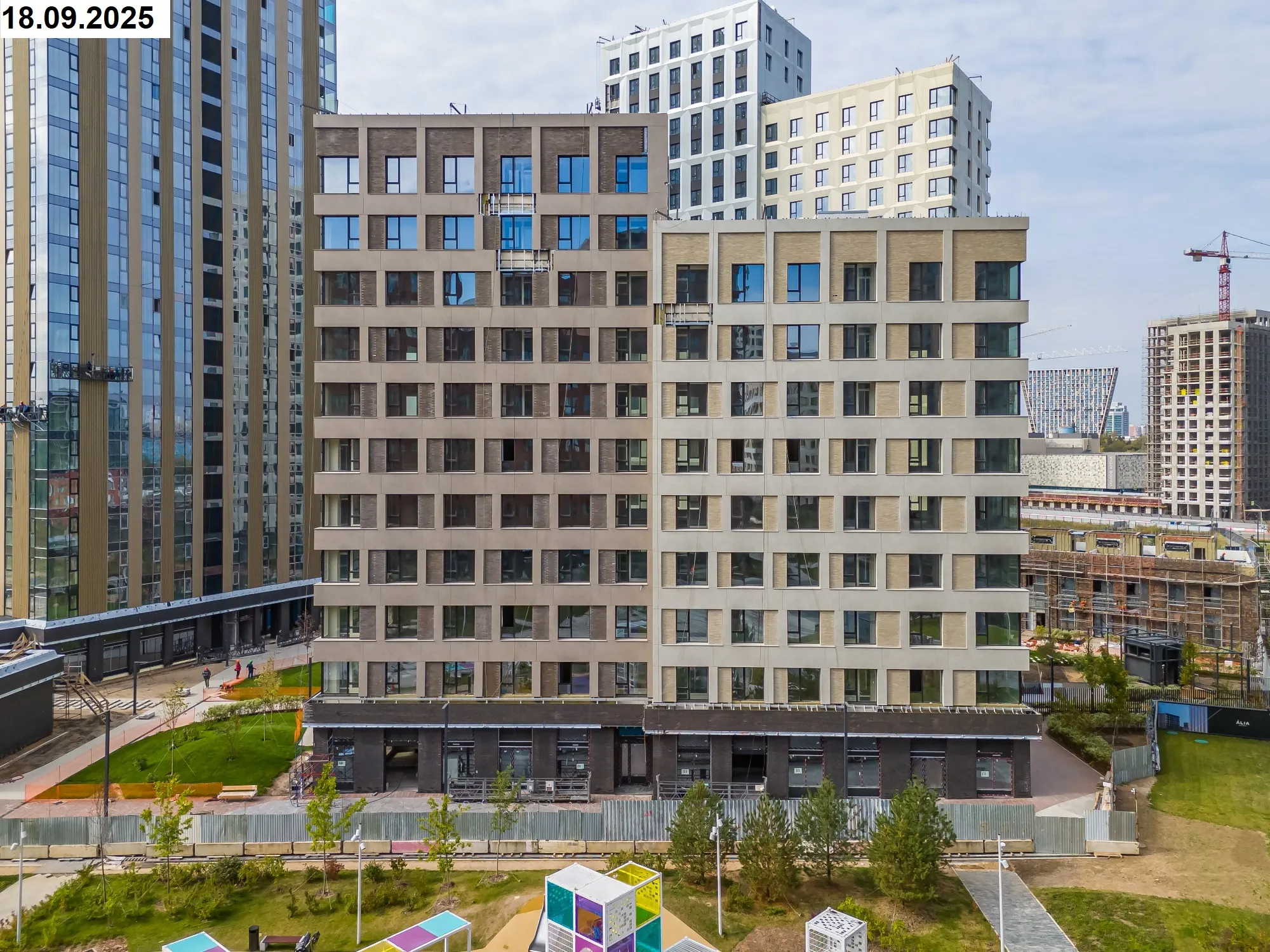 ЖК "Жилой район ALIA (АЛИА)" ход строительства
