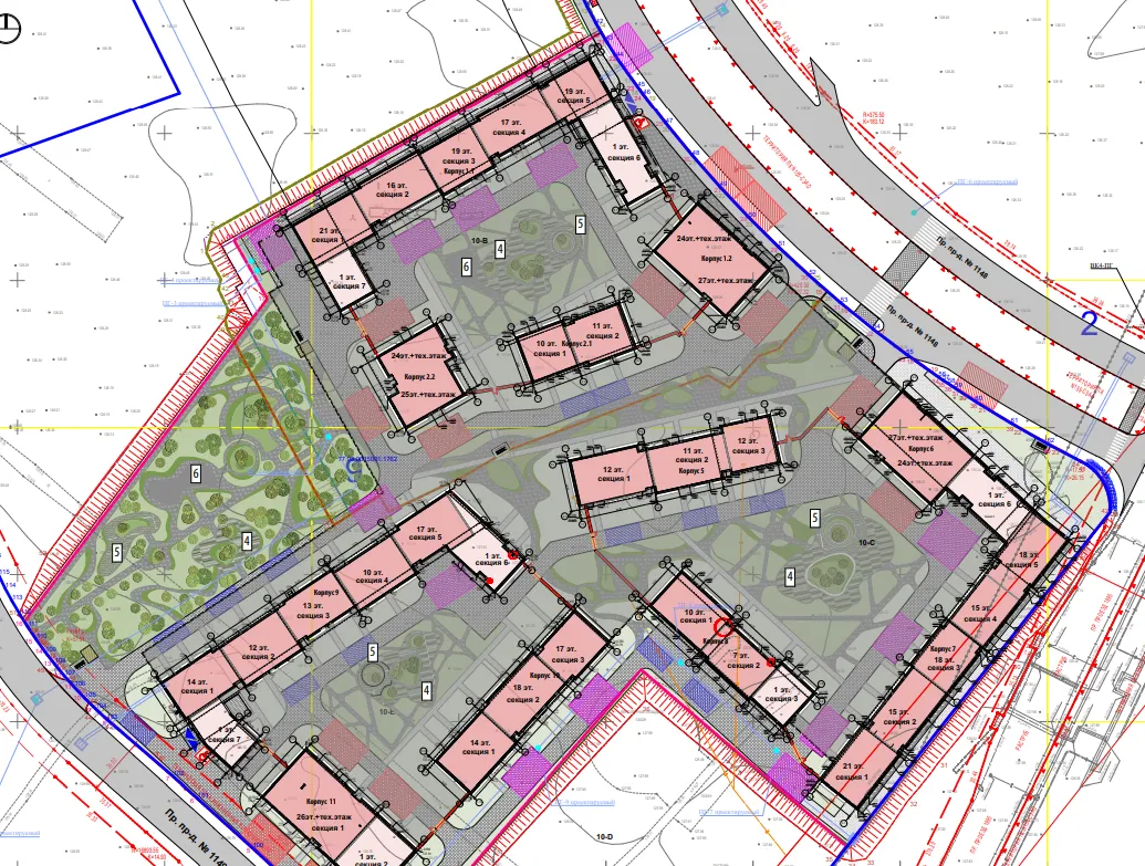 ЖК "Жилой район ALIA (АЛИА)" ход строительства