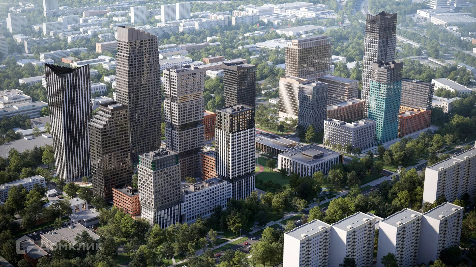 Планировка 2-комнатной квартиры 66.8 м² в ЖК Акценты, г. Москва — фото 1