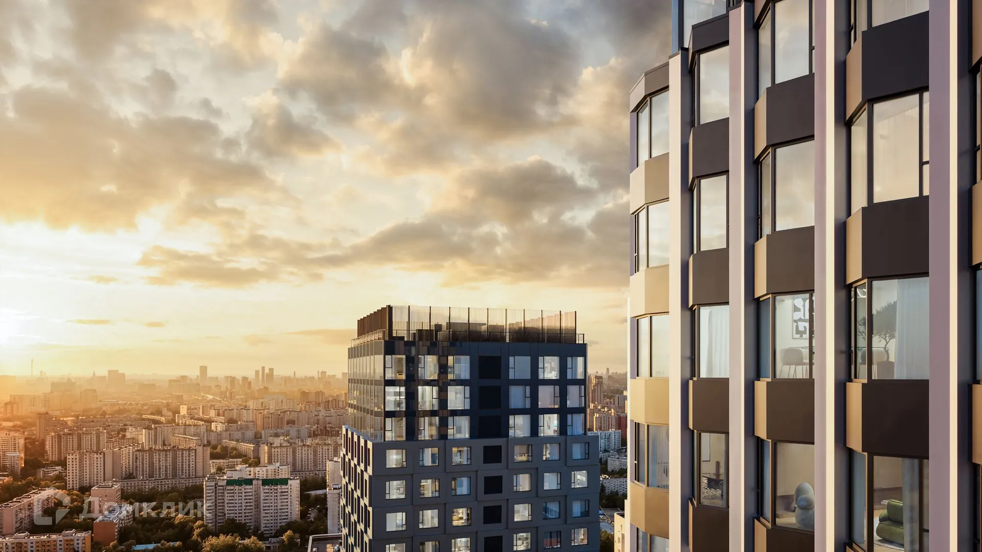 Планировка 2-комнатной квартиры 66.8 м² в ЖК Акценты, г. Москва — фото 8