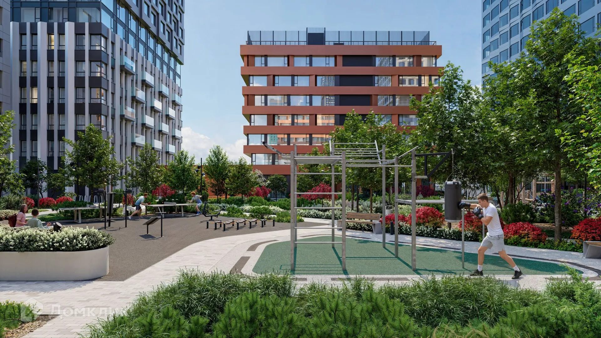 Планировка 2-комнатной квартиры 66.8 м² в ЖК Акценты, г. Москва — фото 9