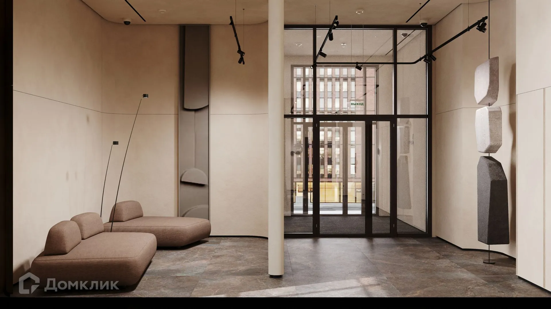 Планировка 2-комнатной квартиры 66.8 м² в ЖК Акценты, г. Москва — фото 49