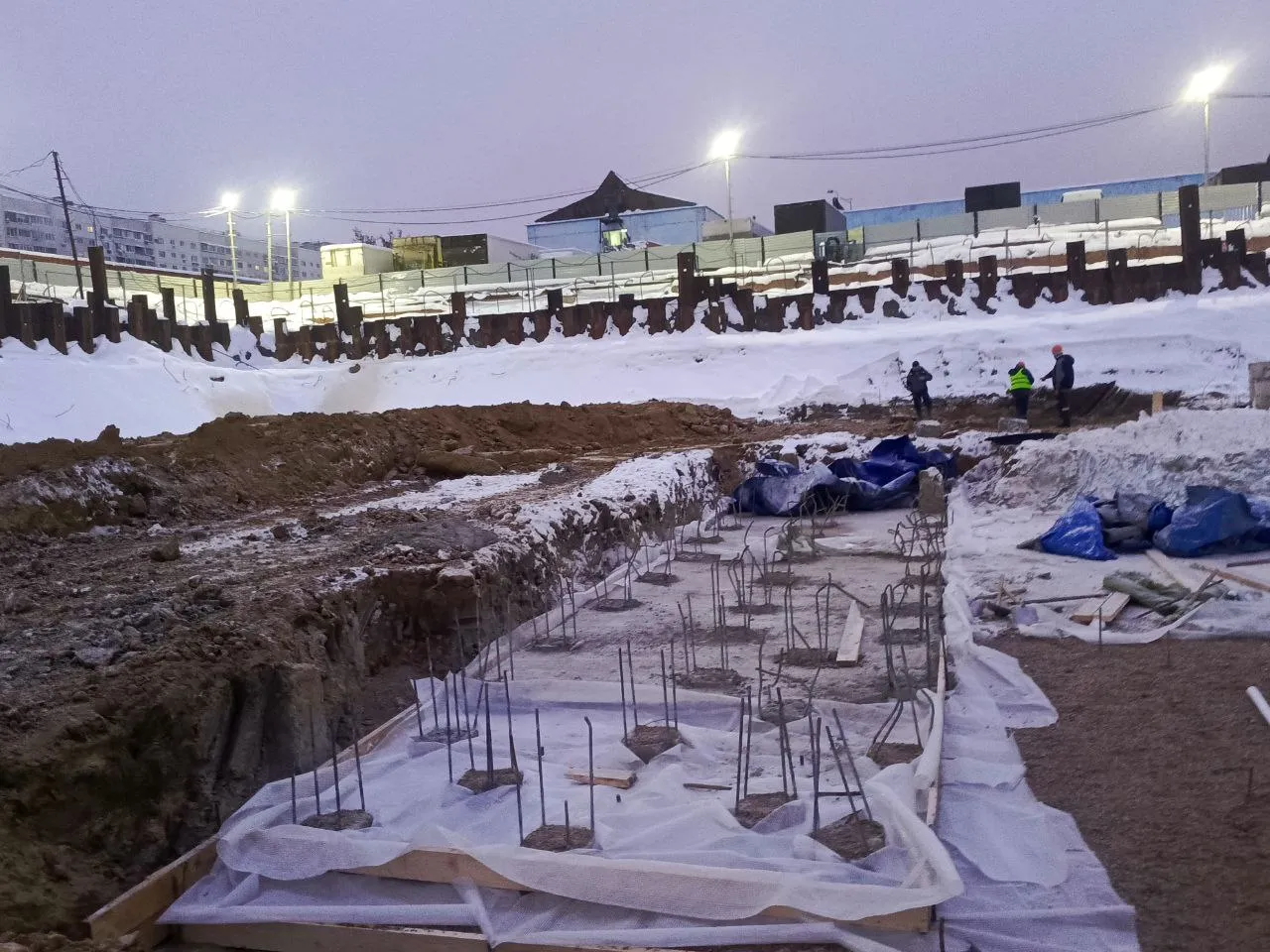 Акценты ход строительства