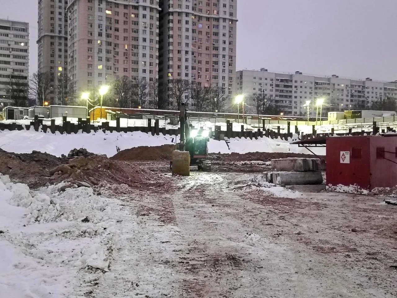 Акценты ход строительства