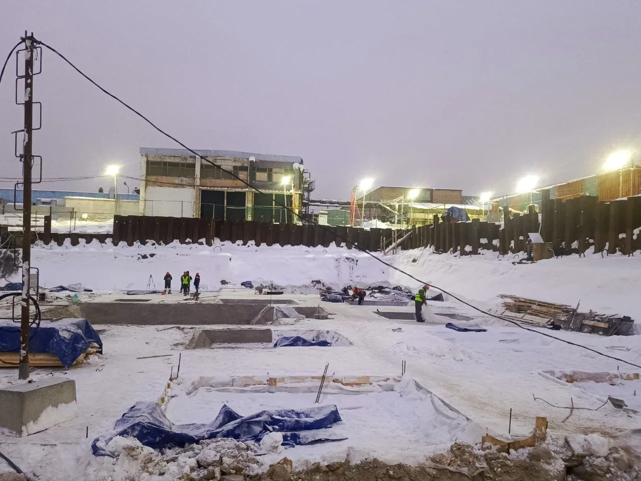 Акценты ход строительства