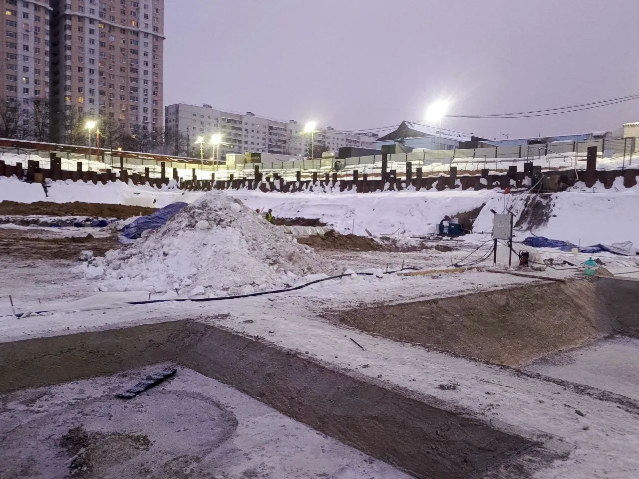 Акценты ход строительства