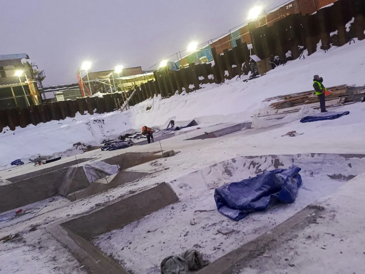 Акценты ход строительства