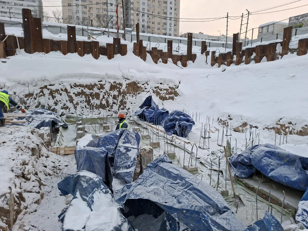 Акценты ход строительства