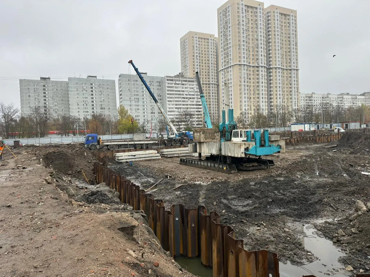 Акценты ход строительства