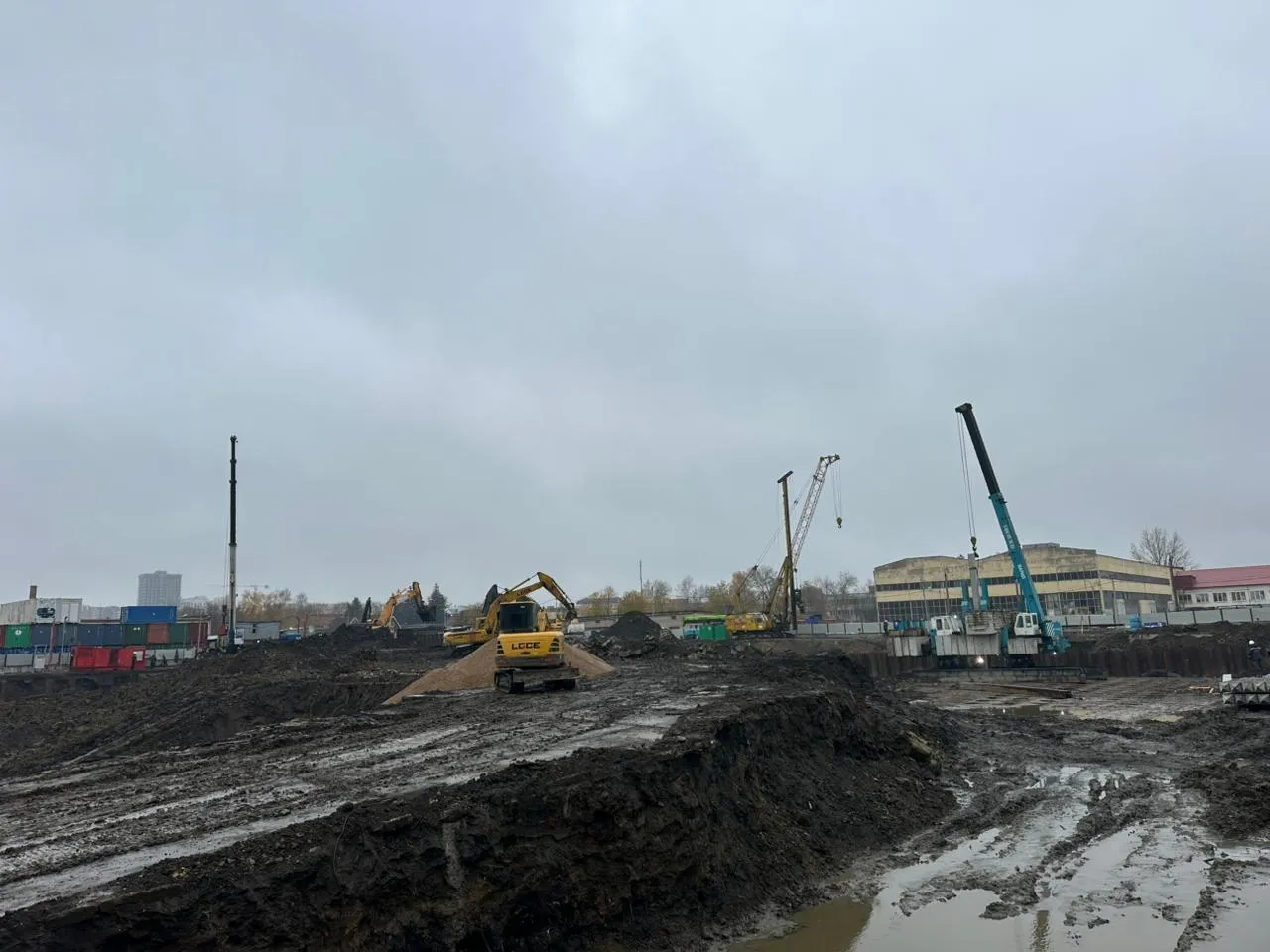 Акценты ход строительства