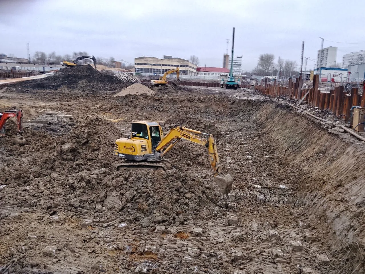 Акценты ход строительства