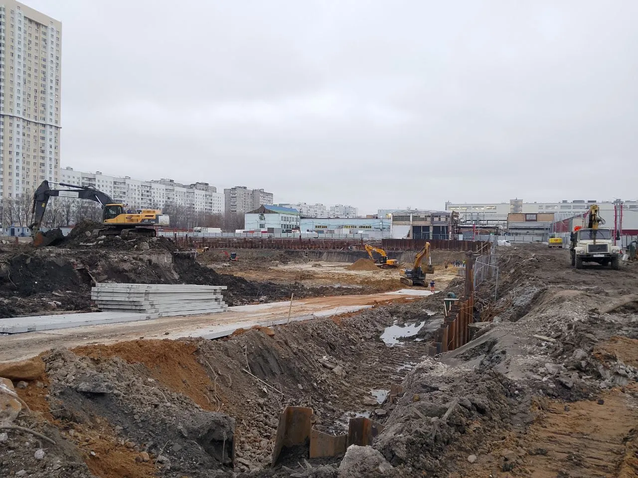 Акценты ход строительства