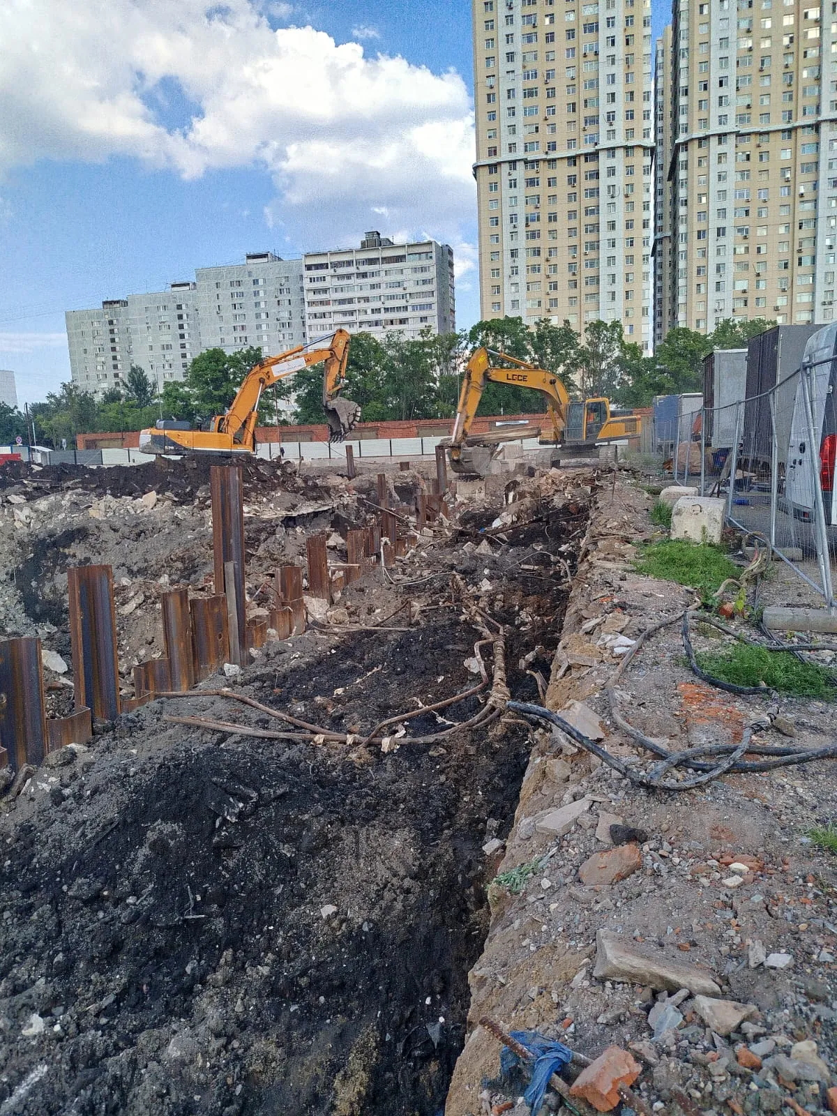 Акценты ход строительства