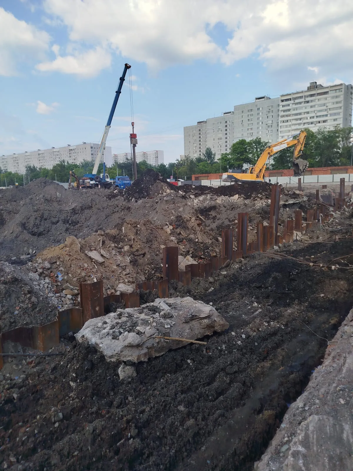 Акценты ход строительства