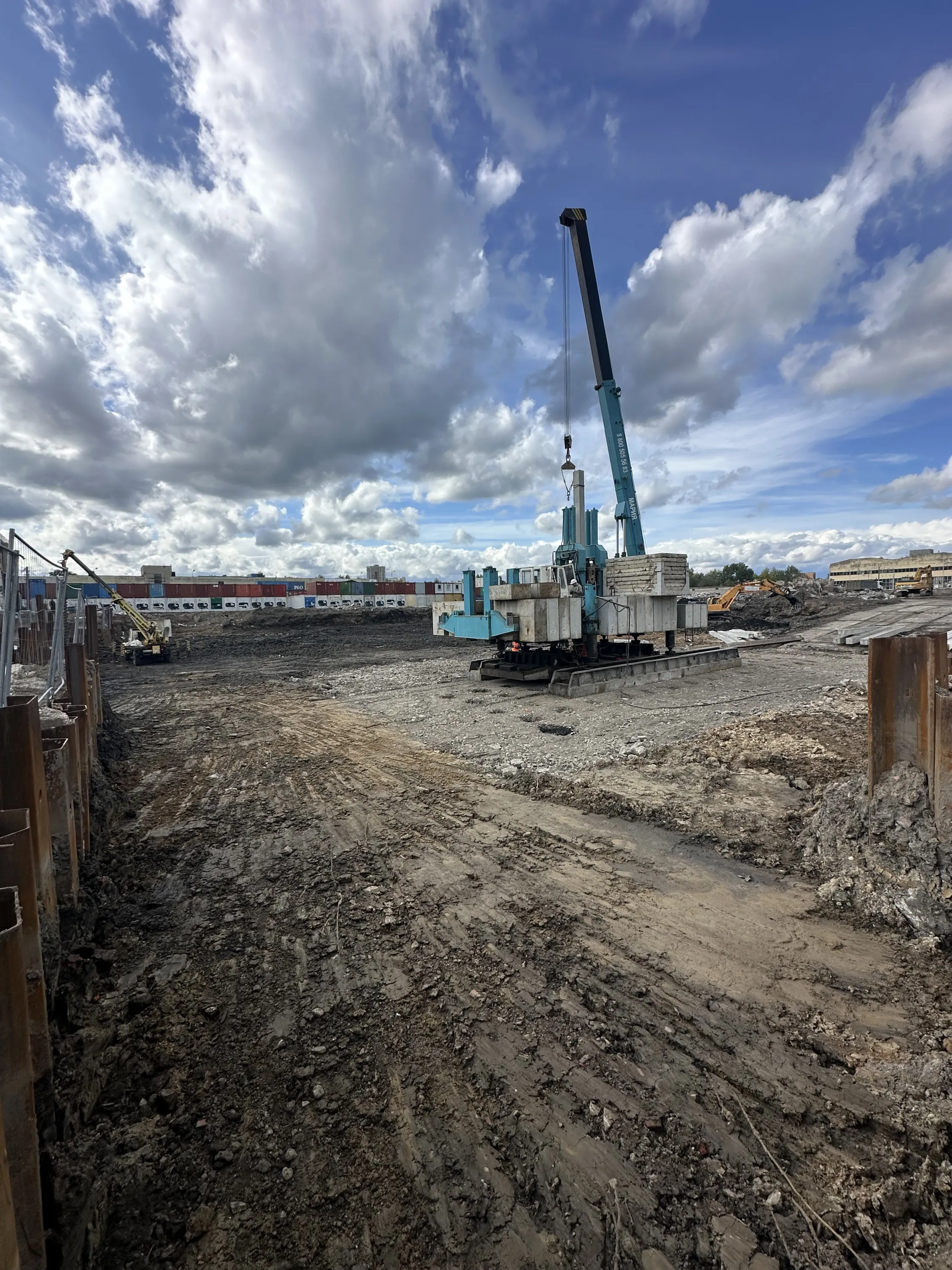 Акценты ход строительства