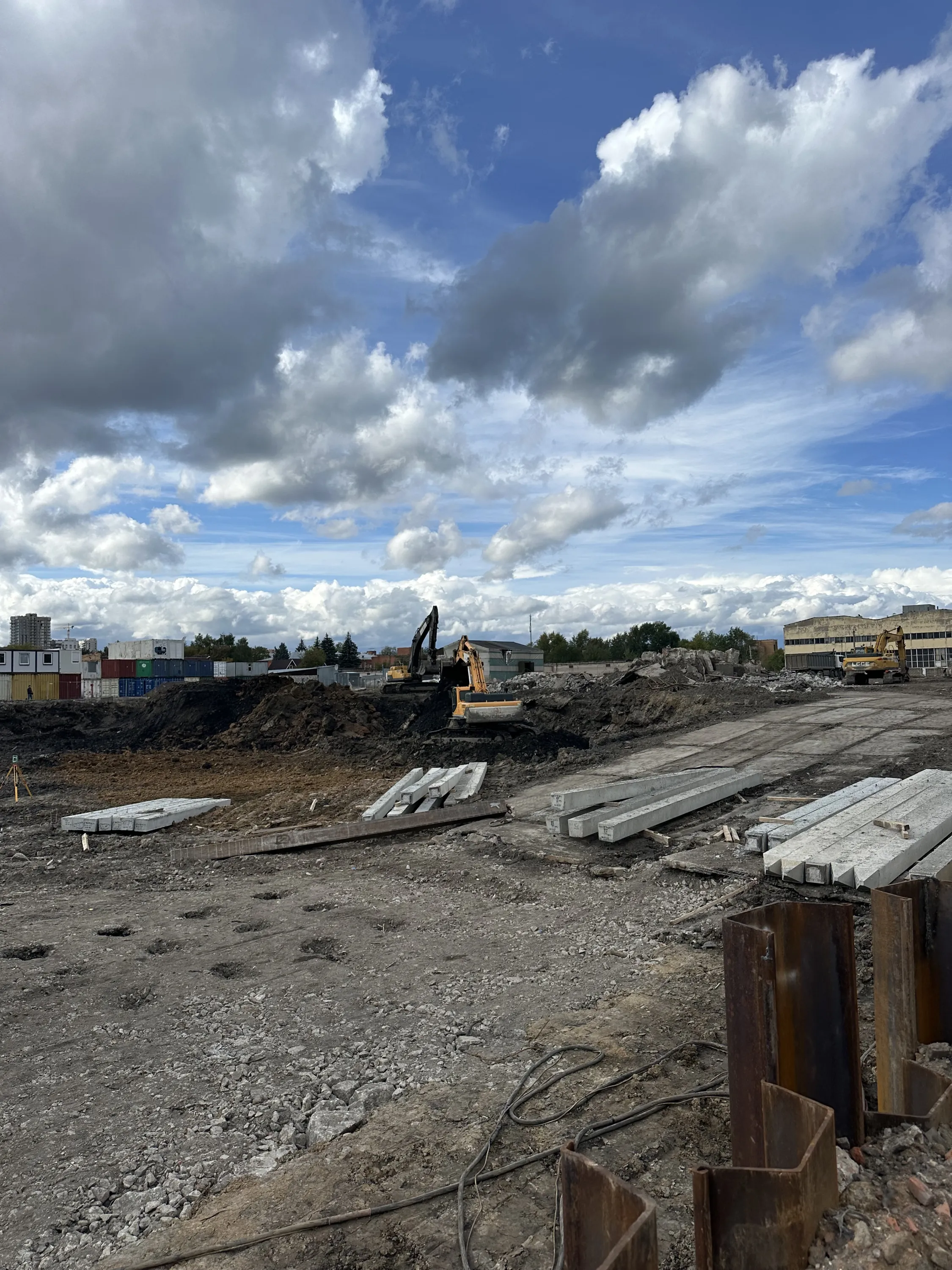 Акценты ход строительства