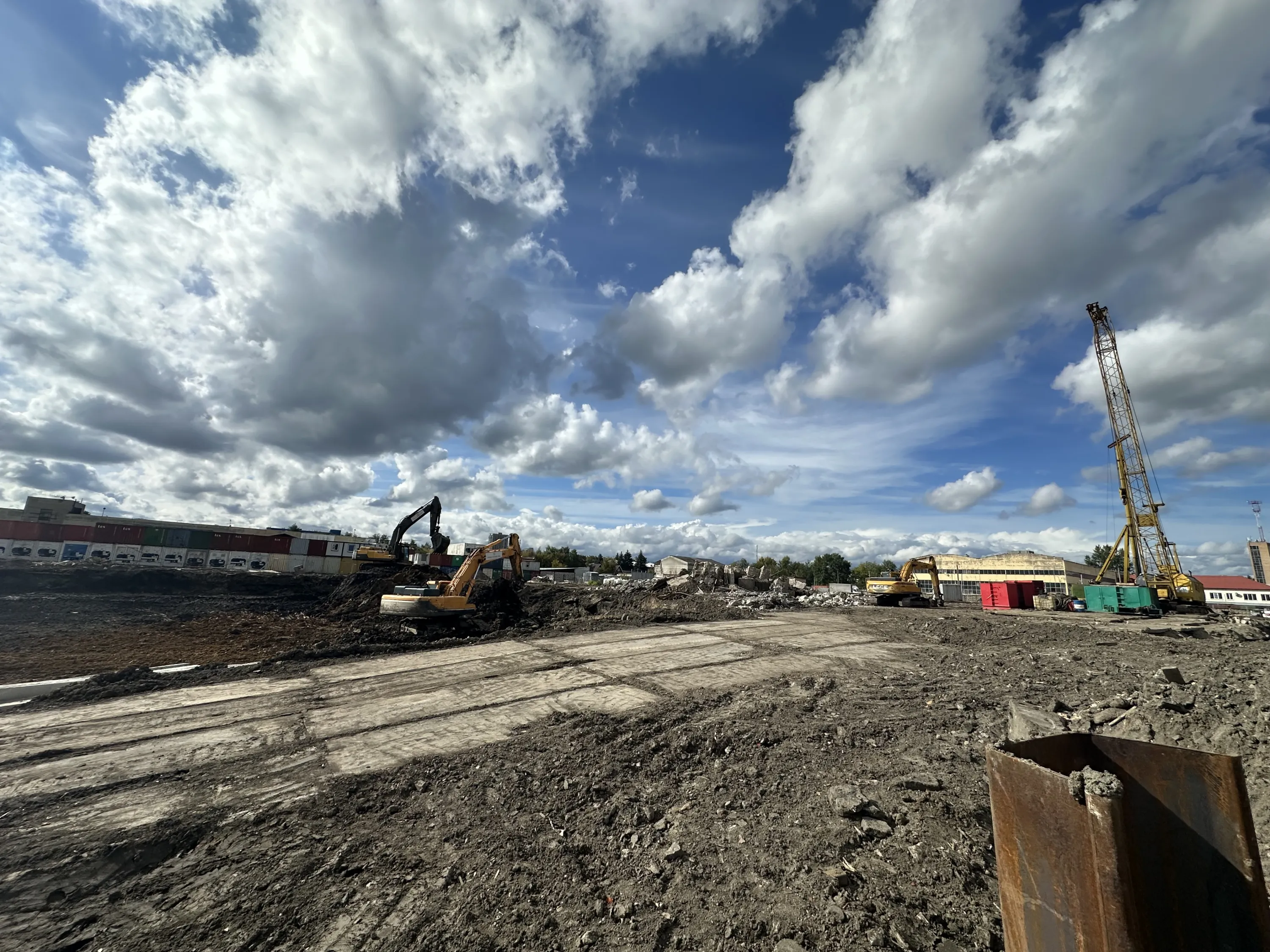 Акценты ход строительства