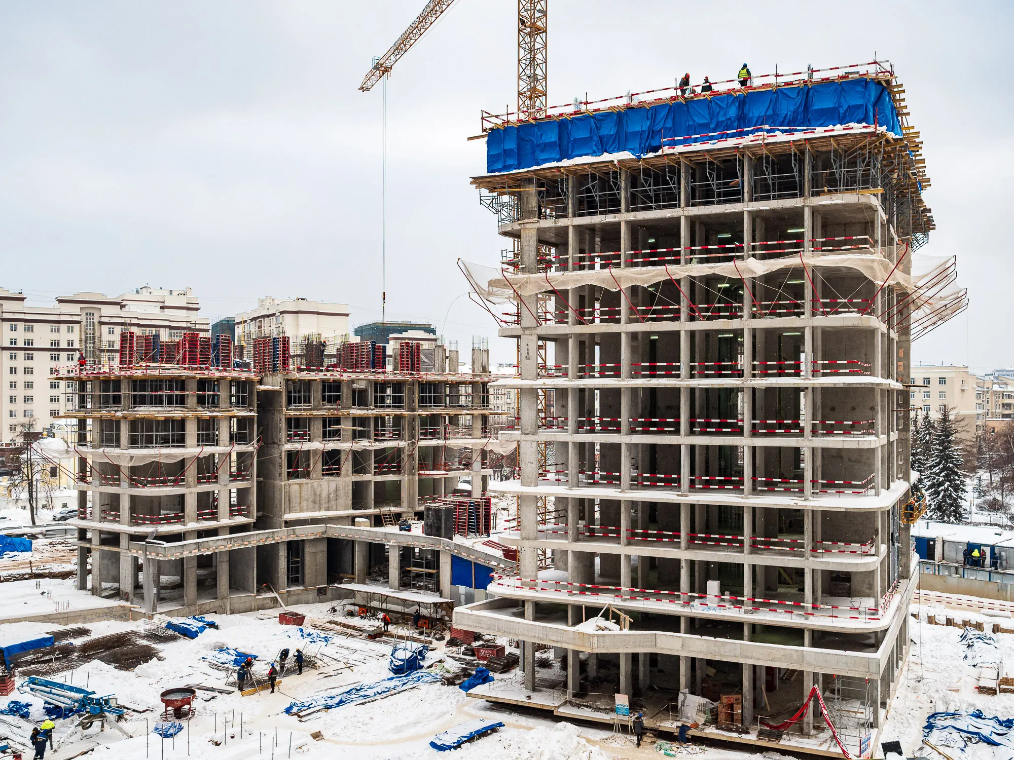 ЖК Преображенская площадь ход строительства