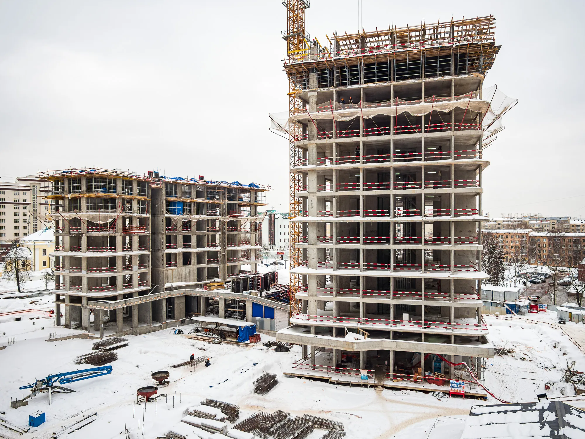 ЖК Преображенская площадь ход строительства