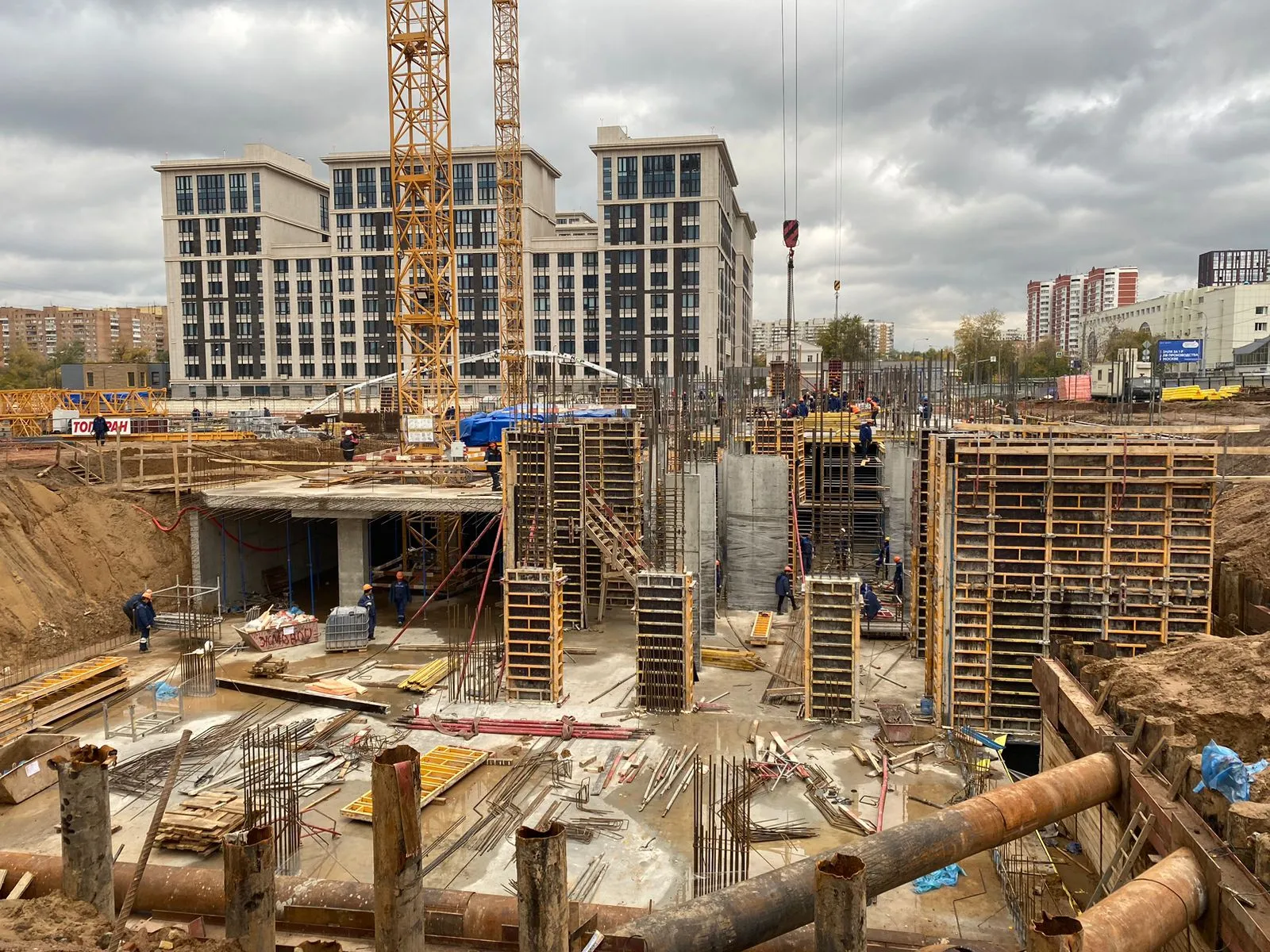 ЖК Преображенская площадь ход строительства