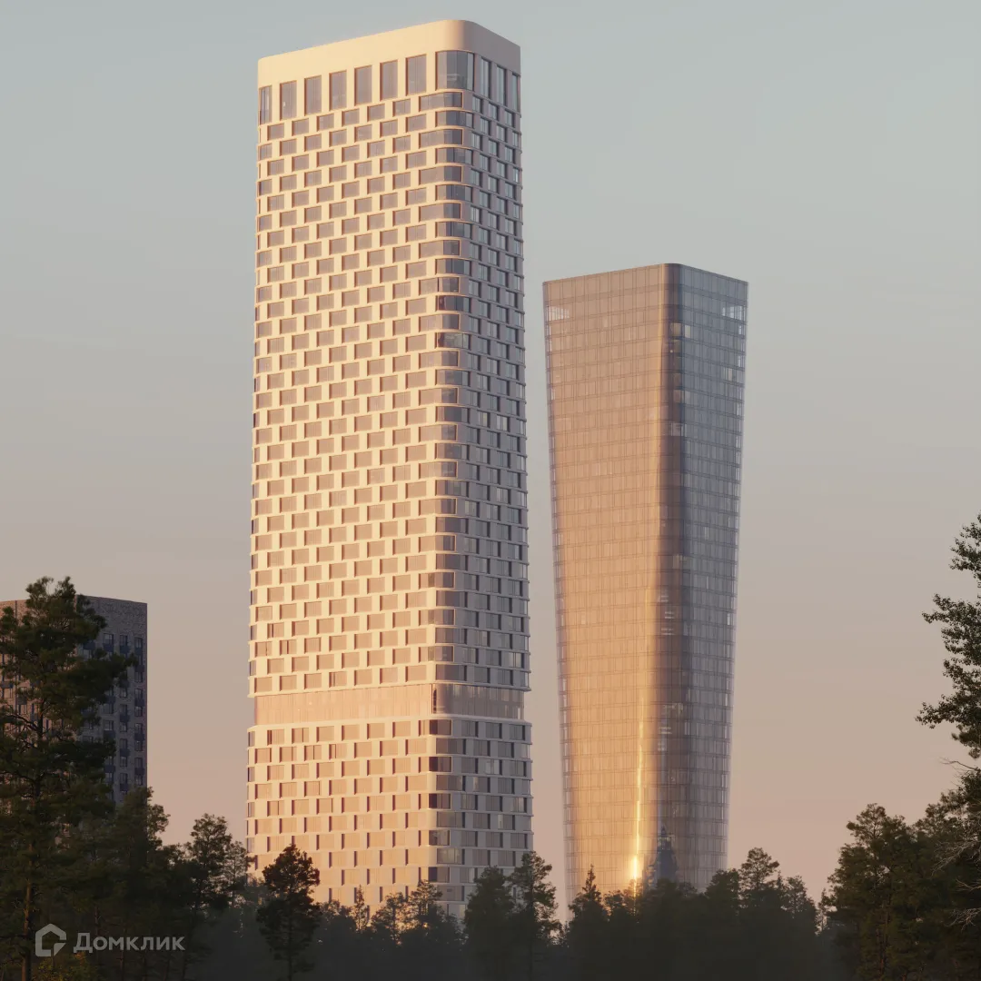 Планировка 3-комнатной квартиры 96.52 м² в ЖК Солос, г. Москва — фото 6