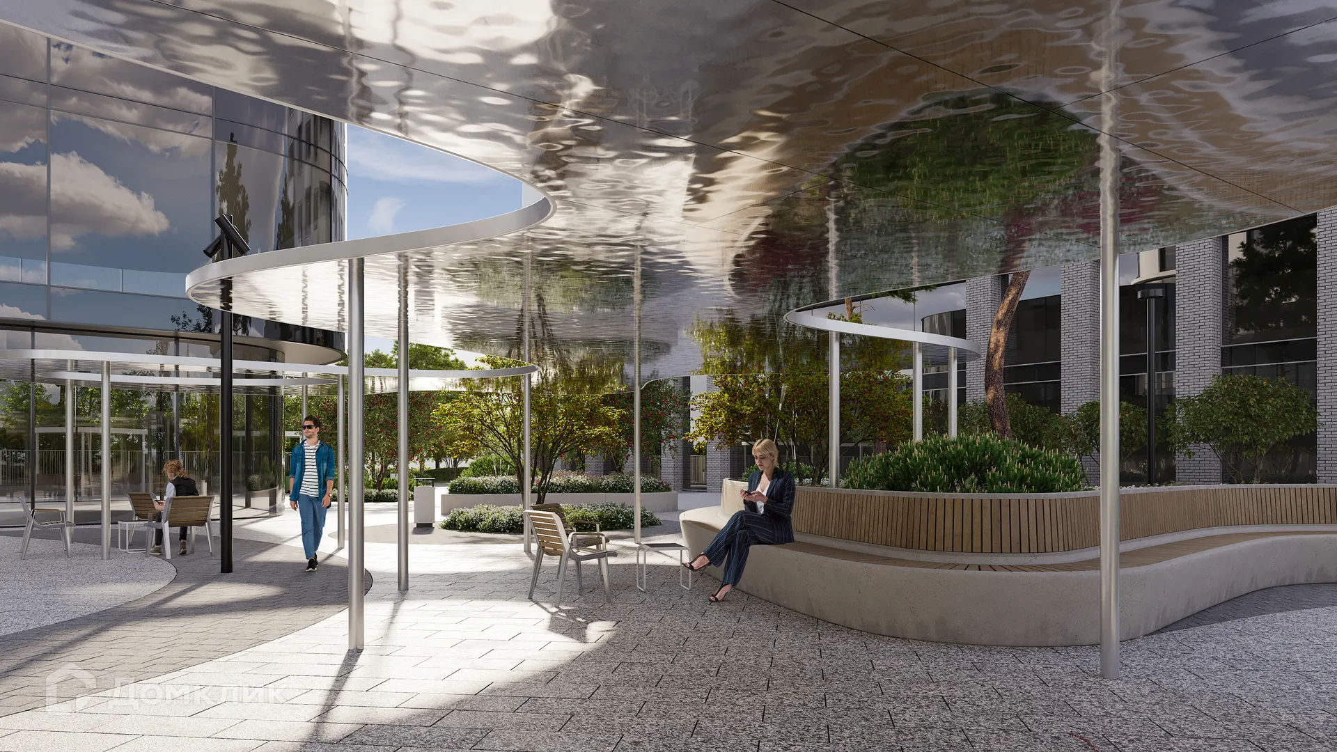 Планировка 3-комнатной квартиры 96.52 м² в ЖК Солос, г. Москва — фото 23