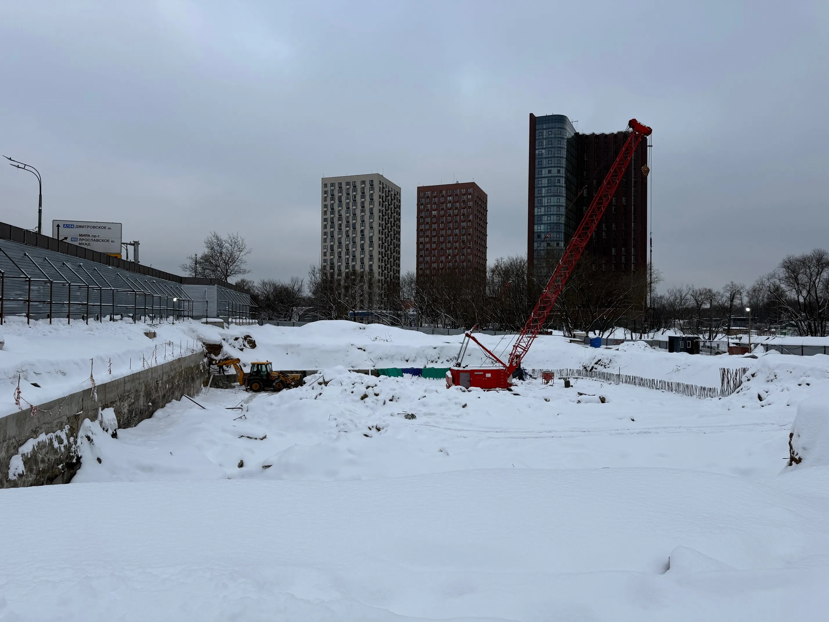 Солос ход строительства