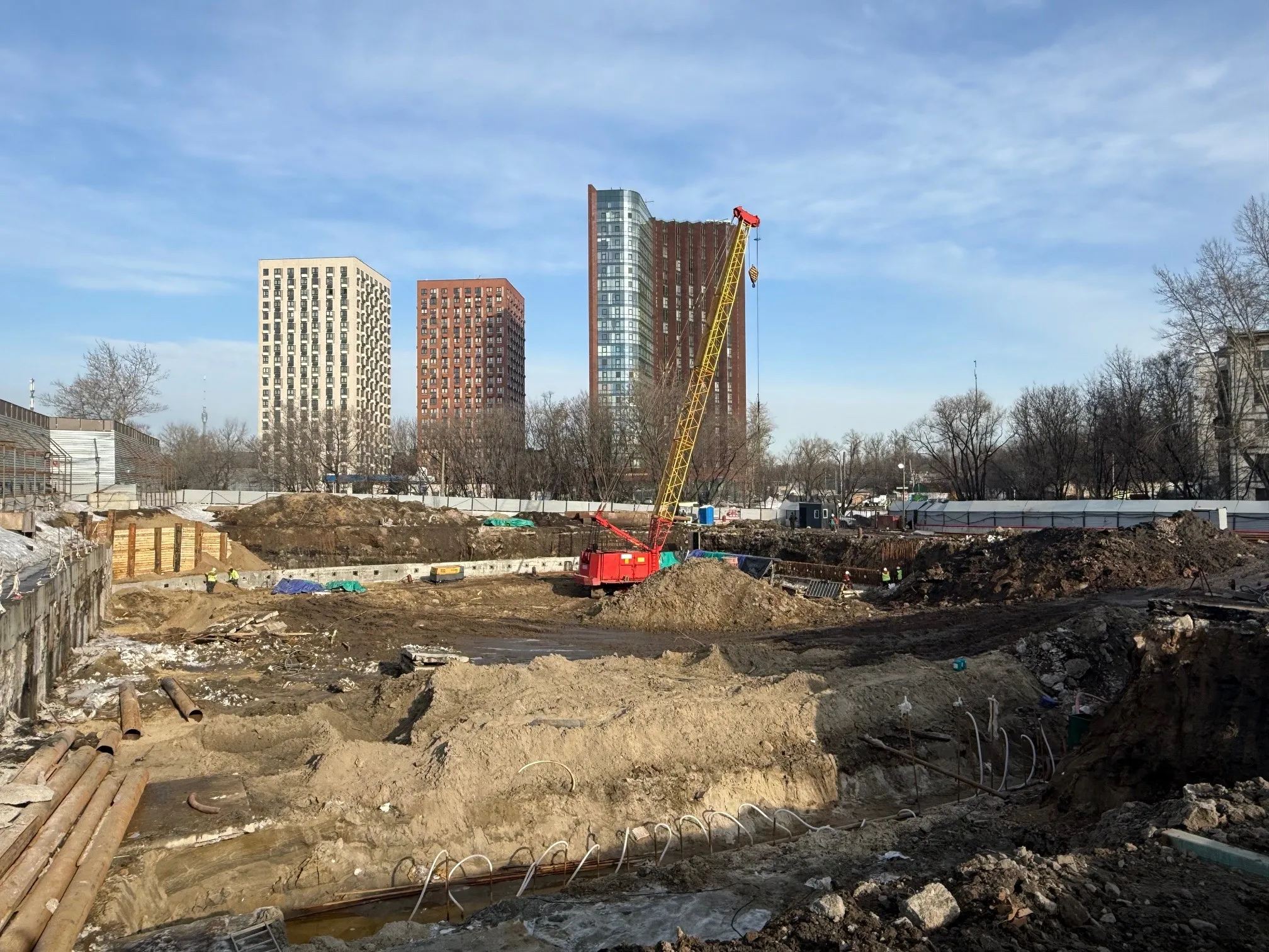 Солос ход строительства