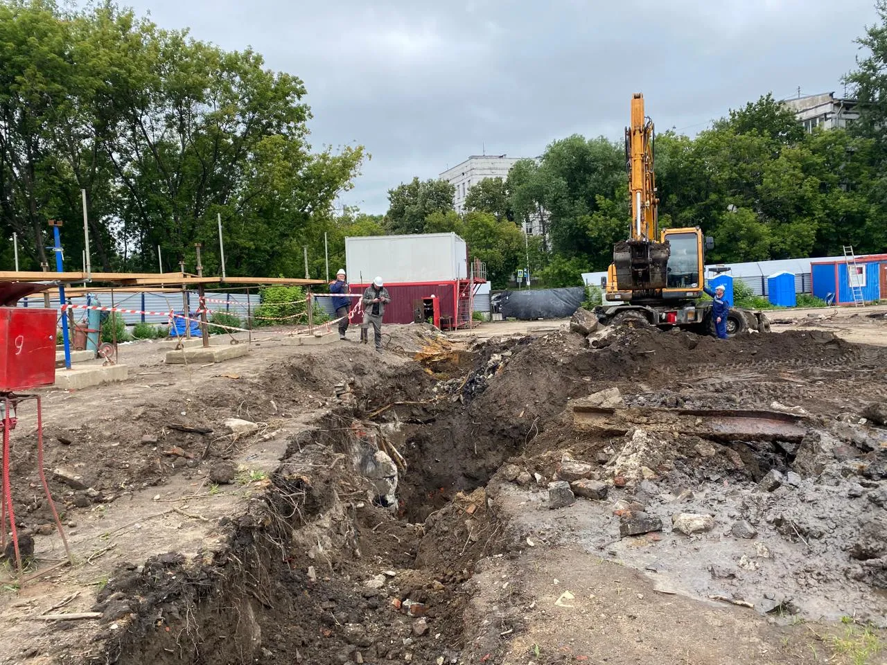 Солос ход строительства