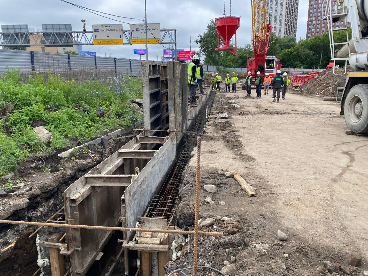 Солос ход строительства