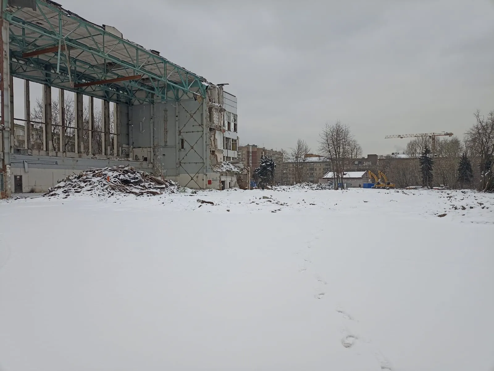 Солос ход строительства