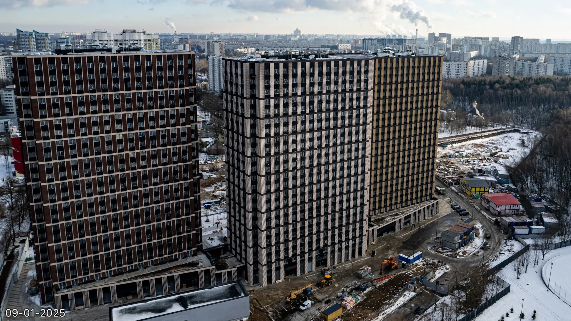 ЖК Parkside (Парксайд) ход строительства