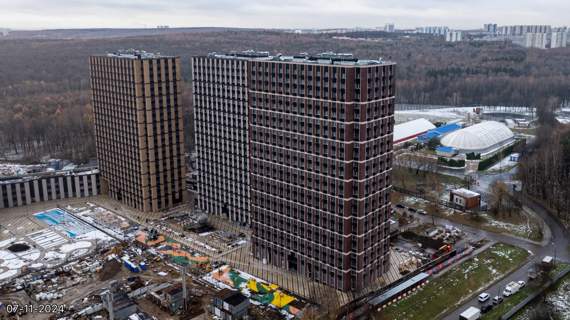 ЖК Parkside (Парксайд) ход строительства