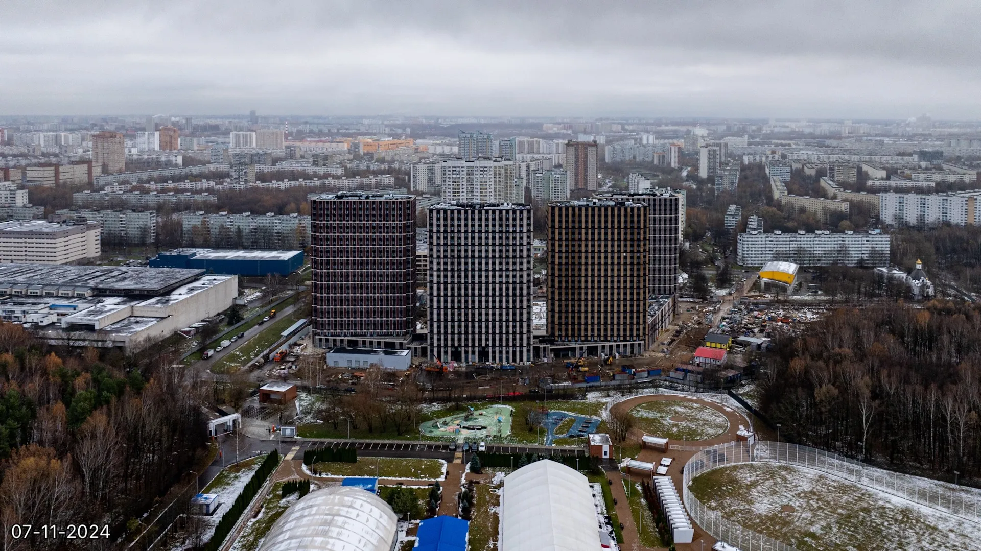 ЖК Parkside (Парксайд) ход строительства