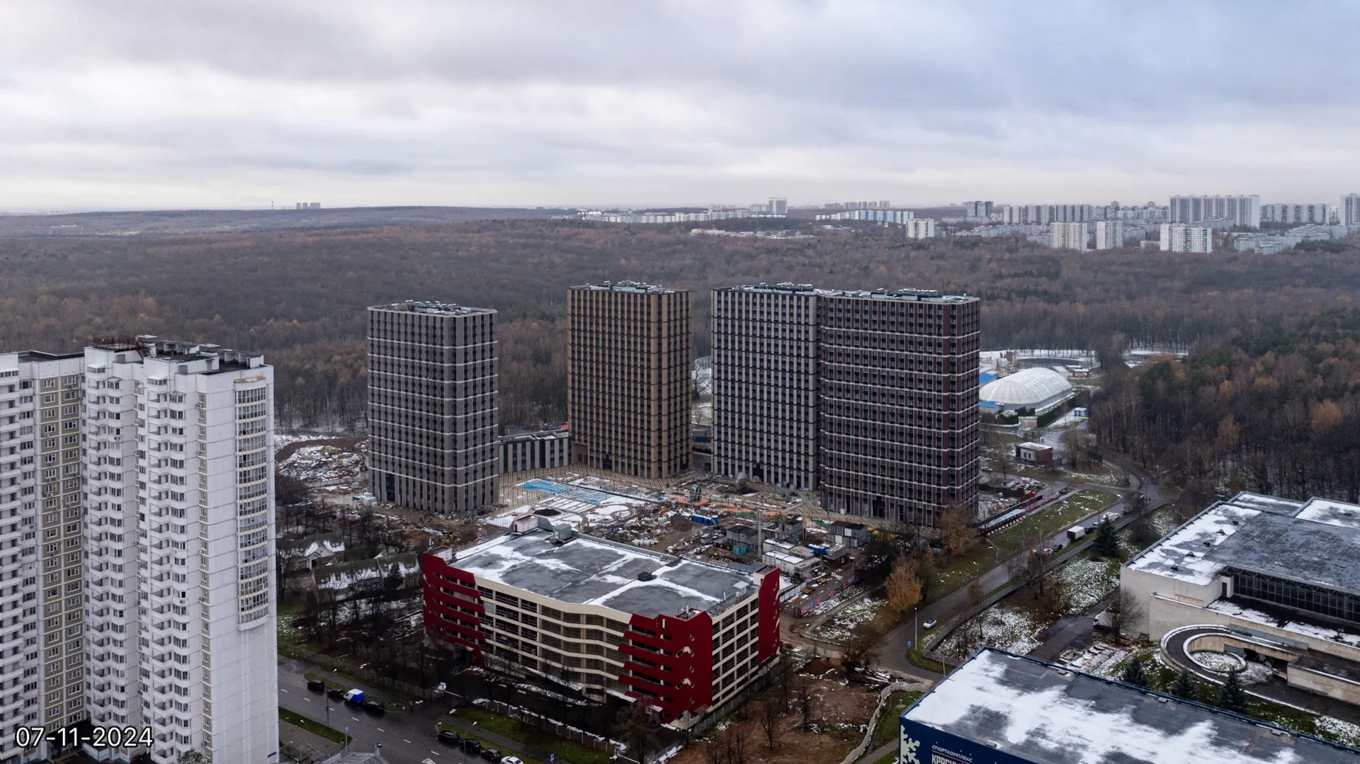 ЖК Parkside (Парксайд) ход строительства