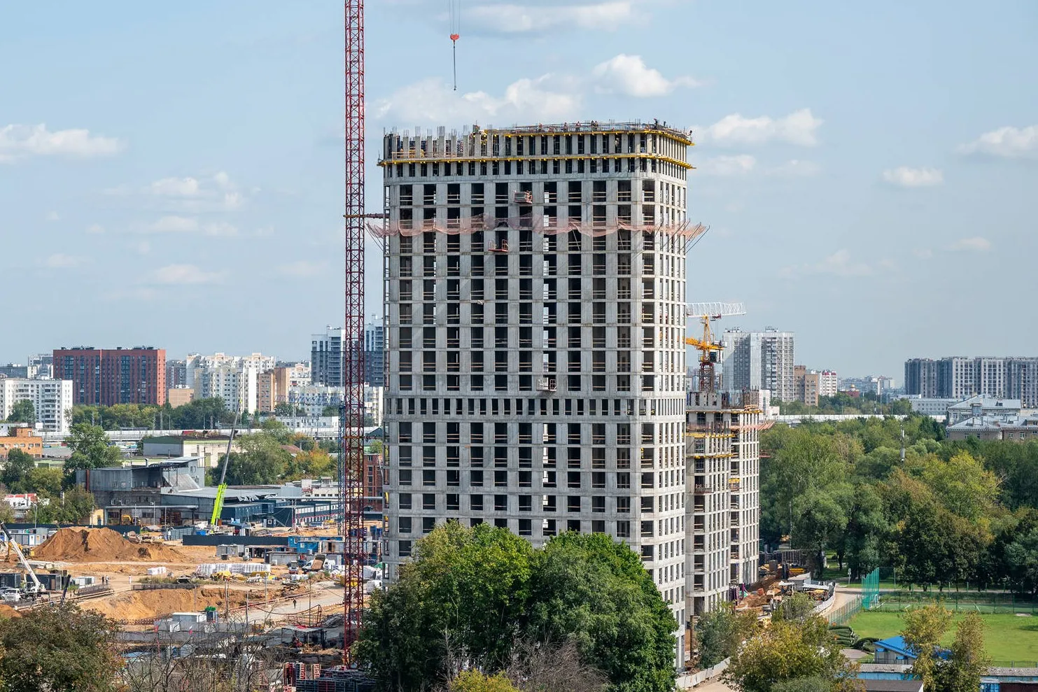 ЖК Level Нижегородская (Левел Нижегородская) ход строительства