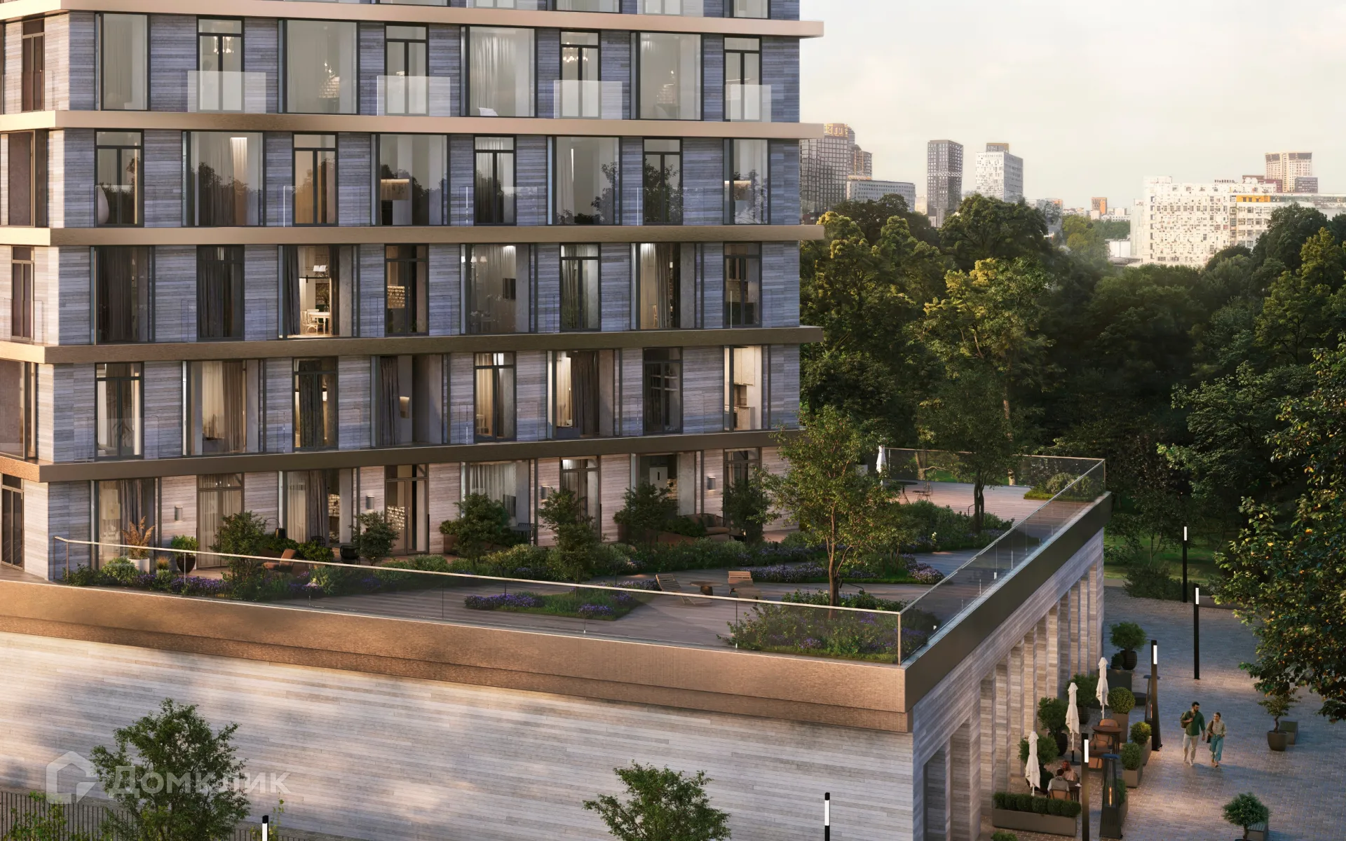 Планировка 1-комнатной квартиры 34 м² в ЖК ТАТУМ, г. Москва — фото 3