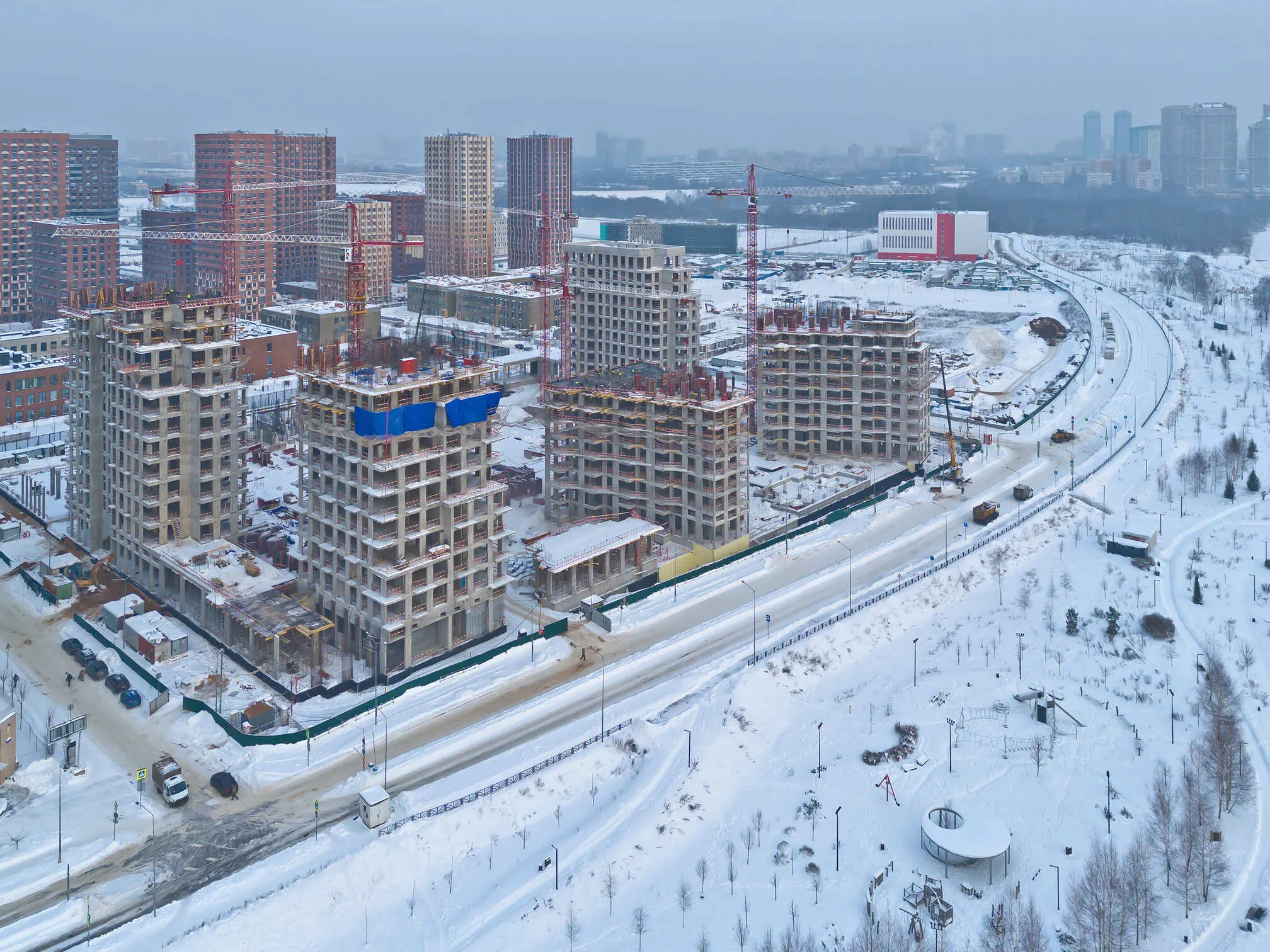 ЖК "Клубный город на реке Primavera" (Клубный город на реке Примавера) ход строительства