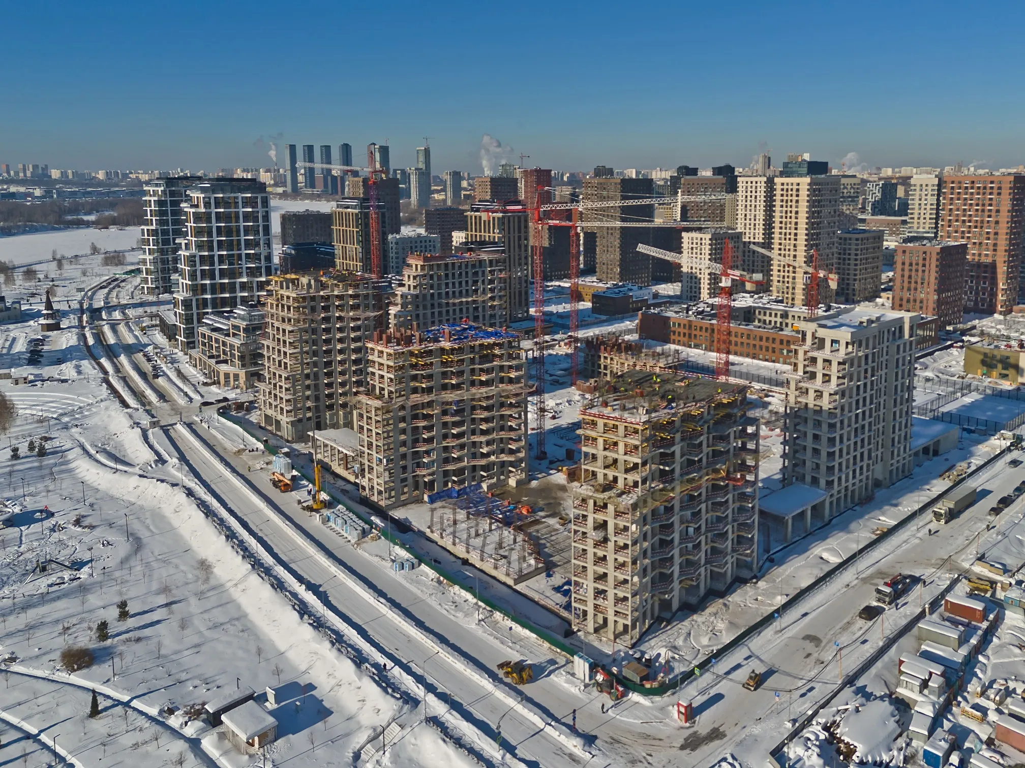 ЖК "Клубный город на реке Primavera" (Клубный город на реке Примавера) ход строительства