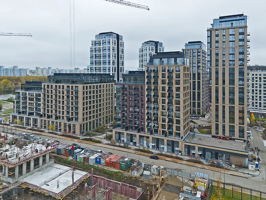 ЖК "Клубный город на реке Primavera" (Клубный город на реке Примавера) ход строительства