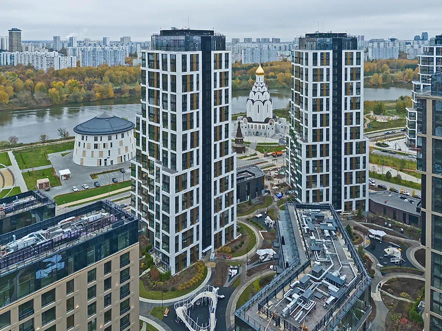 ЖК "Клубный город на реке Primavera" (Клубный город на реке Примавера) ход строительства