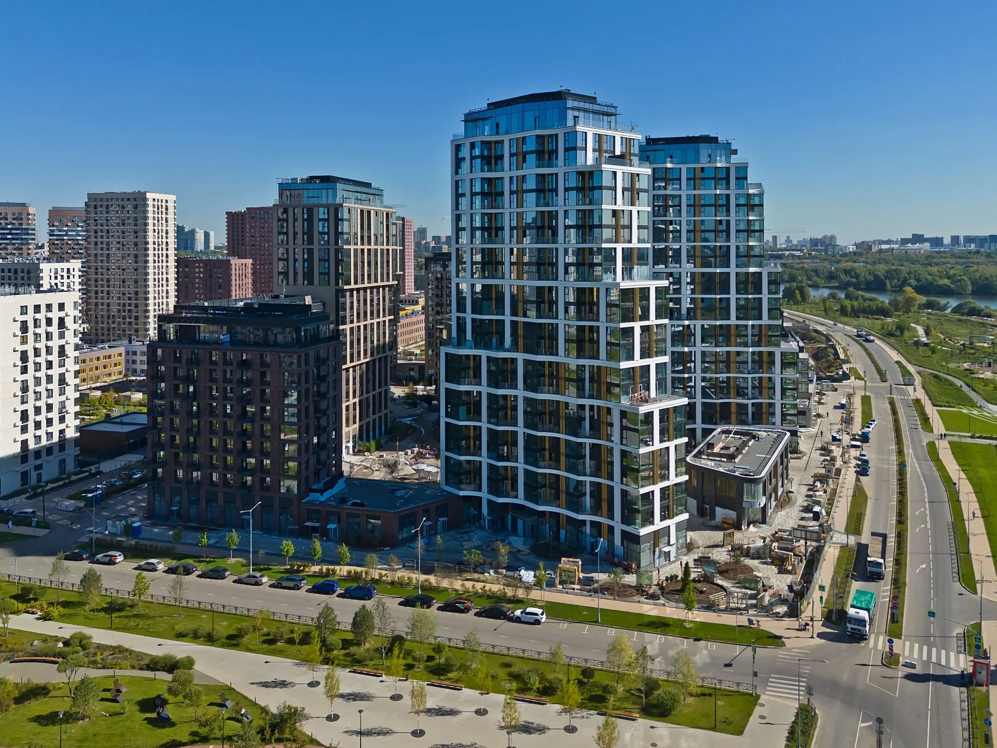 ЖК "Клубный город на реке Primavera" (Клубный город на реке Примавера) ход строительства